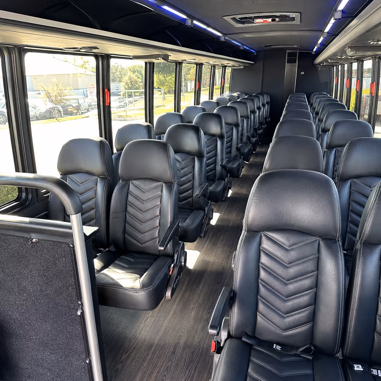 Kansas City Airport Shuttle & Transportation party bus exterior
