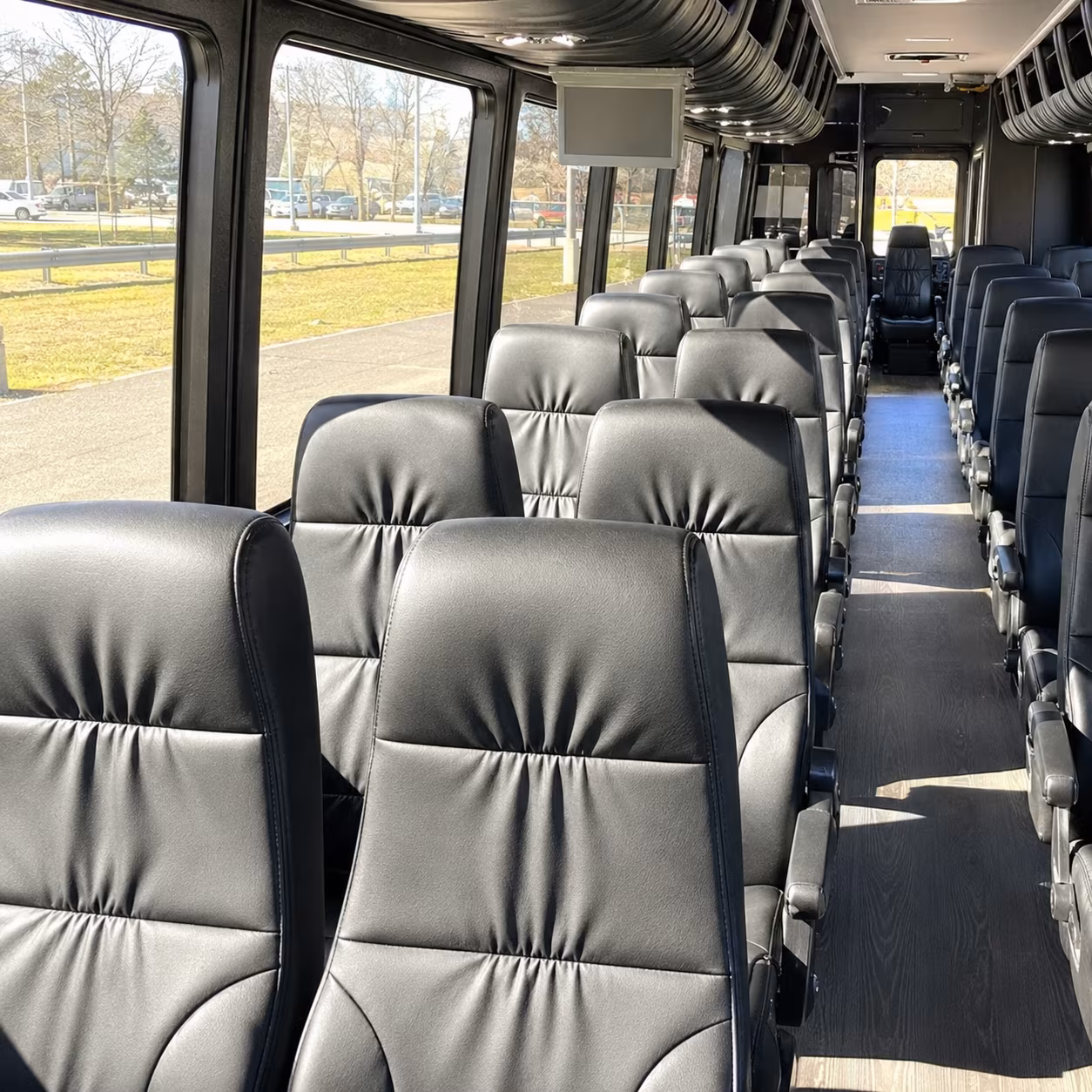 Kansas City Airport Shuttle & Transportation party bus exterior