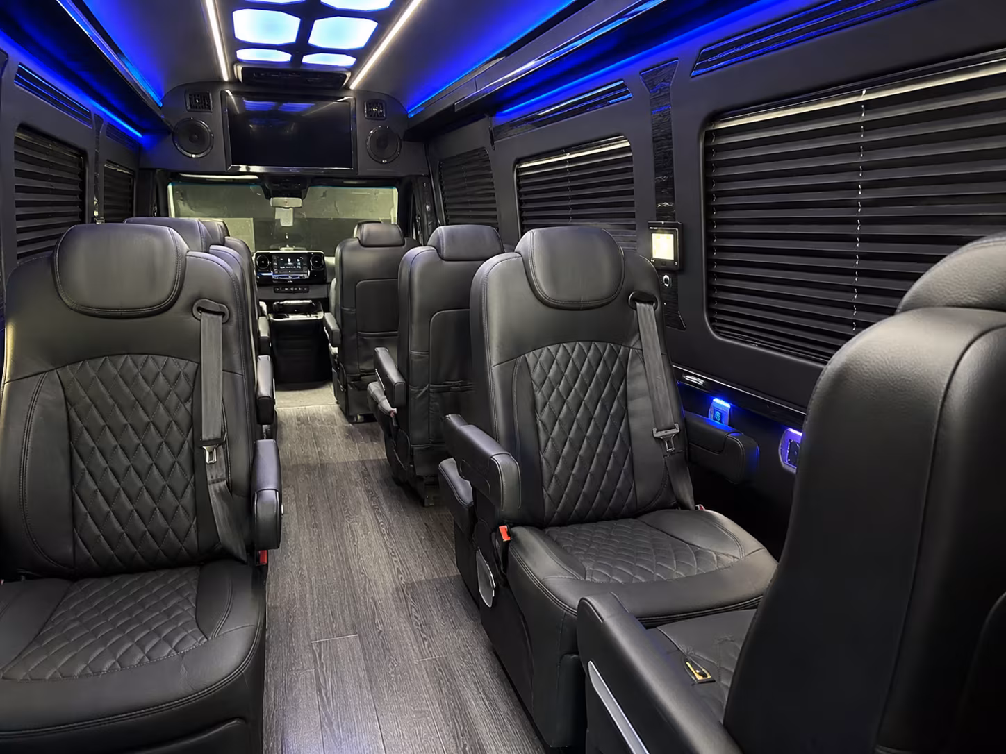 Kansas City Airport Shuttle & Transportation party bus exterior