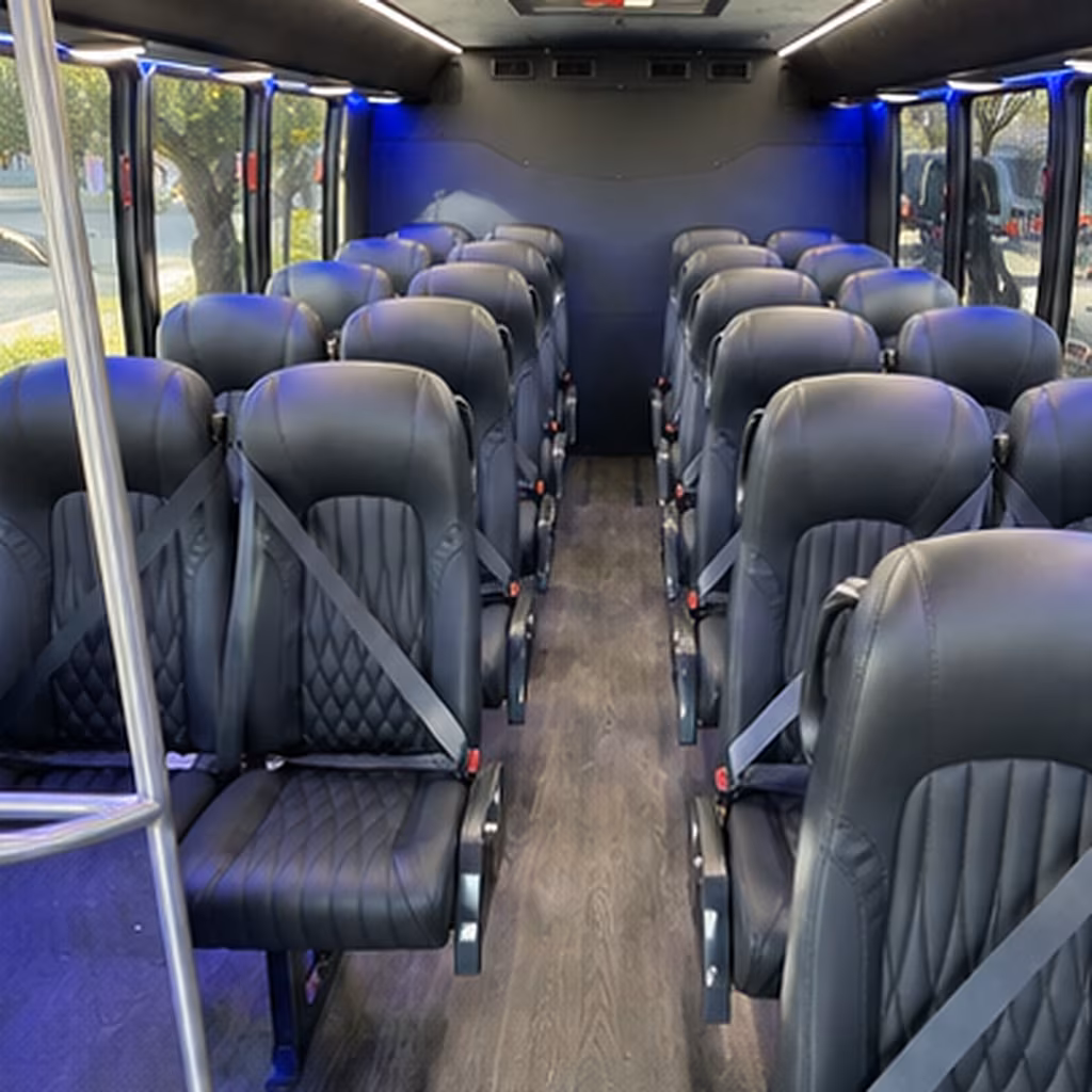 Kansas City Airport Shuttle & Transportation onboard seating