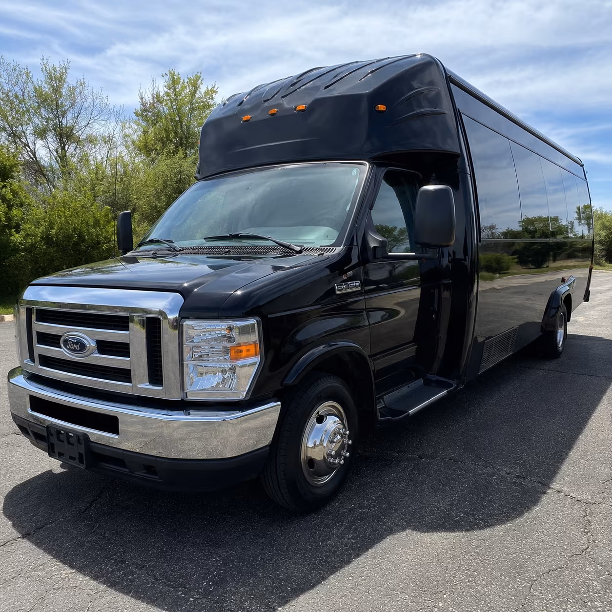 Kansas City Bachelor & Bachelorette Transportation party bus exterior