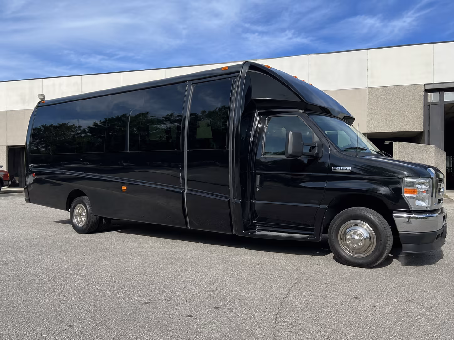 Kansas City Corporate Transportation party bus exterior
