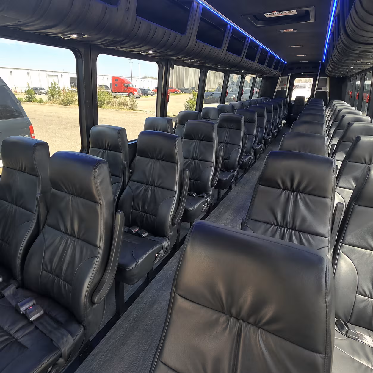 Kansas City Corporate Transportation party bus interior