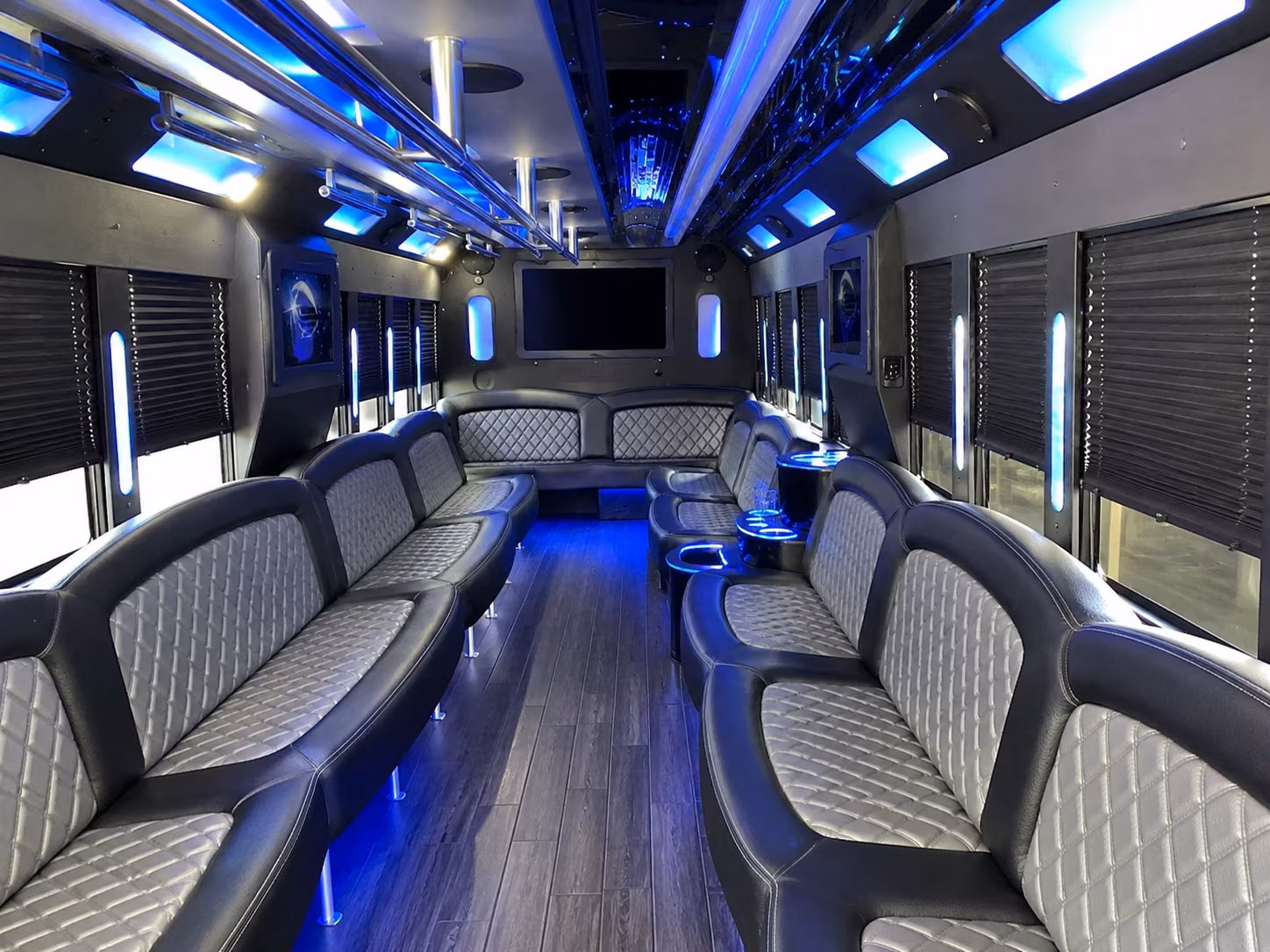 Kansas City Private Event Transportation party bus exterior