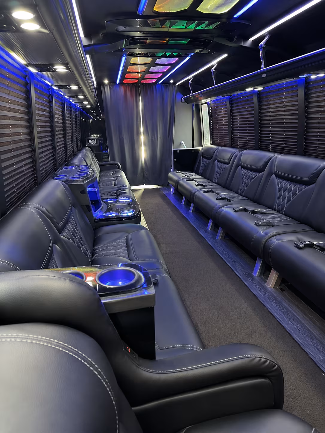 Kansas City Sporting Event Transportation party bus exterior